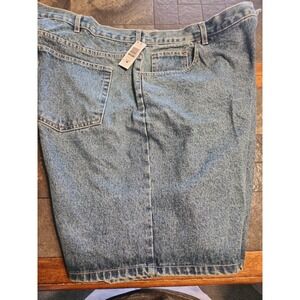 NOS Route 66 BIG Men's Sz 48 Relaxed Blue Jeans Shorts 100% Cotton NWT